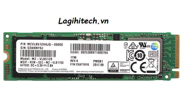 SSD Samsung PM981 256GB M2 2280